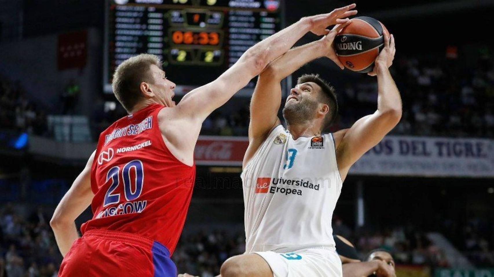 Felipe Reyes ante el CSKA