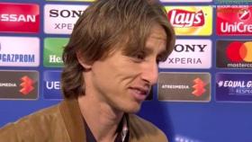 Modric en zona mixta