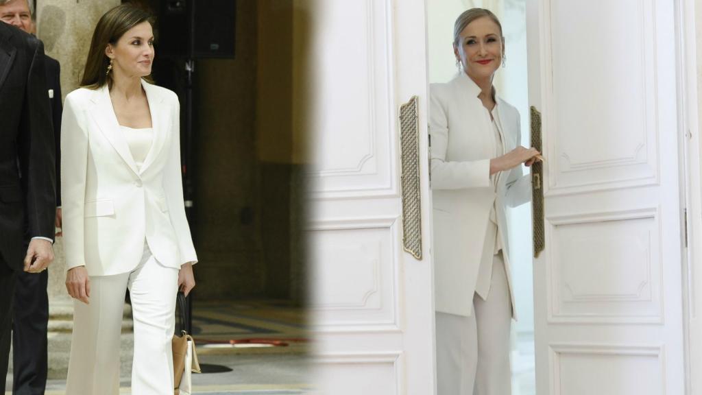 La reina Letizia y Cristina Cifuentes