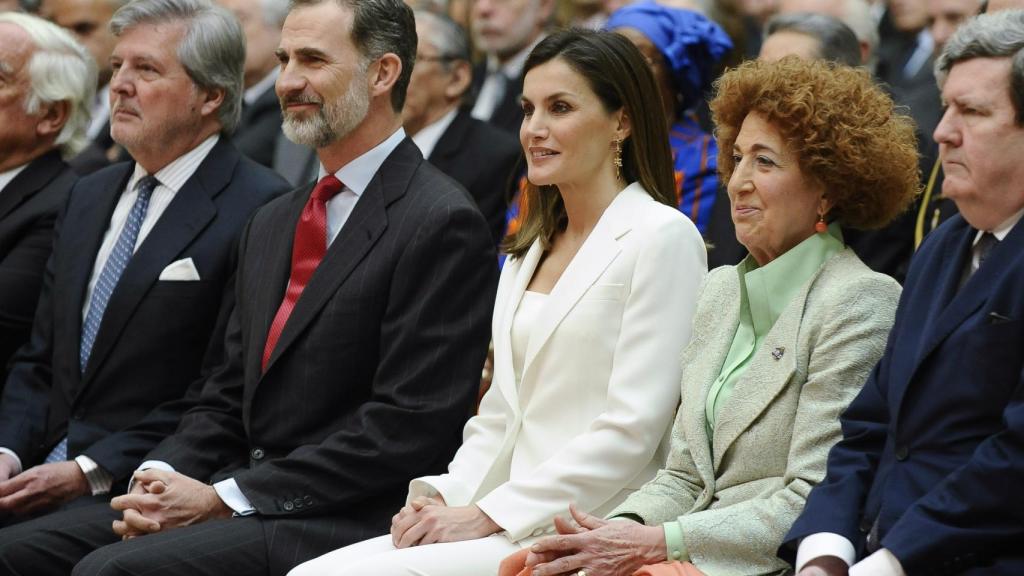 Los Reyes en el Palacio de El Pardo