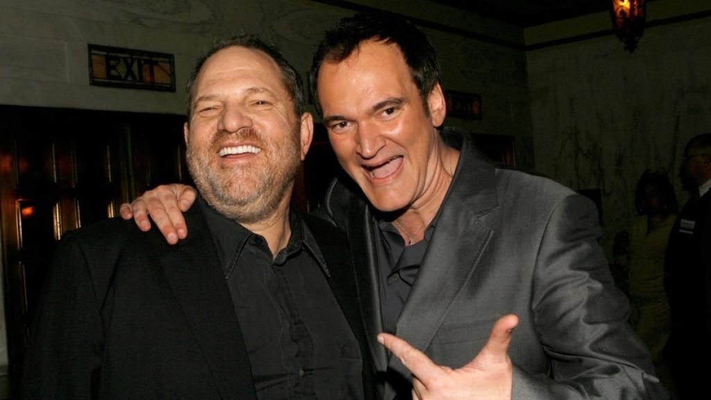 Harvey Weinstein junto a Quentin Tarantino.