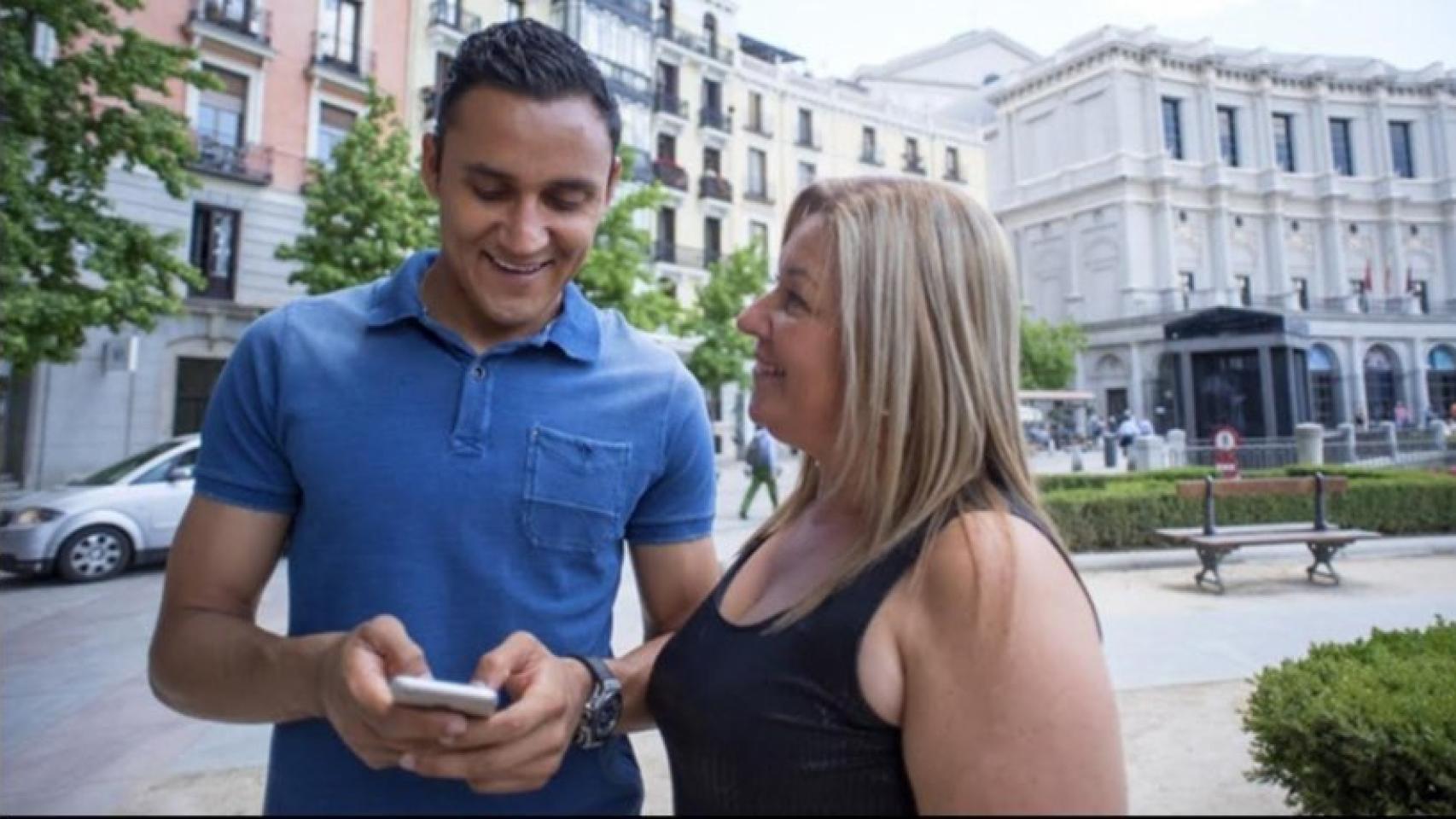 Sandra Gamboa, madre de Keylor Navas. Foto: Twitter (@partidazocope)