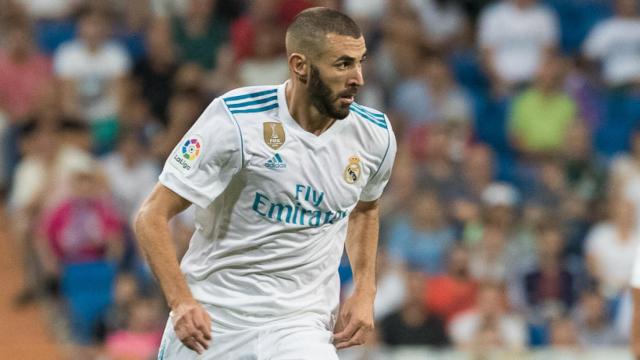 Benzema. Foto: Pedro Rodríguez / El Bernabéu