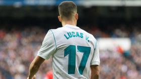 Lucas Vázquez, en un partido del Real Madrid. Foto: Pedro Rodríguez/El Bernabéu