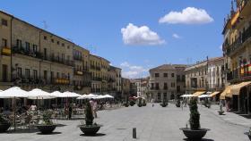 plaza mayor ciudad rodrigo