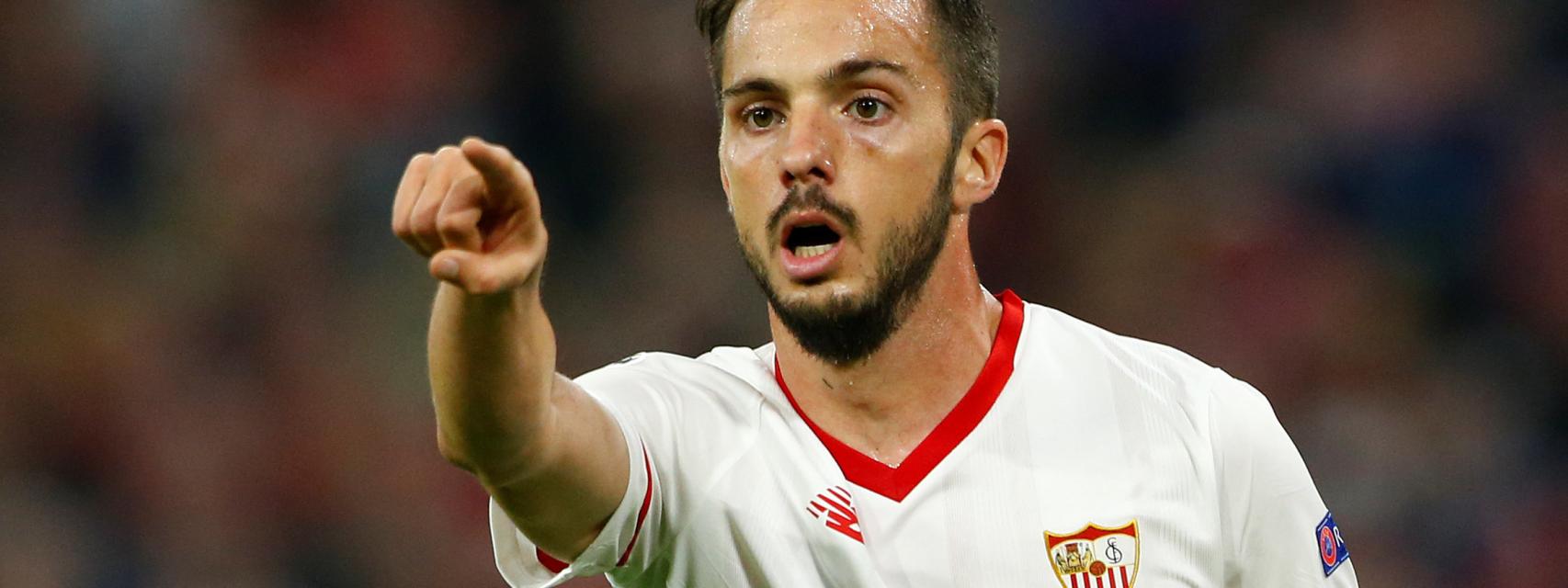 Pablo Sarabia, jugador del Sevilla.