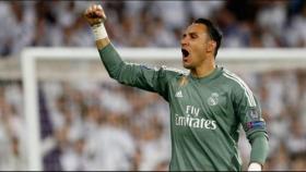 Keylor Navas, durante un partido del Real Madrid