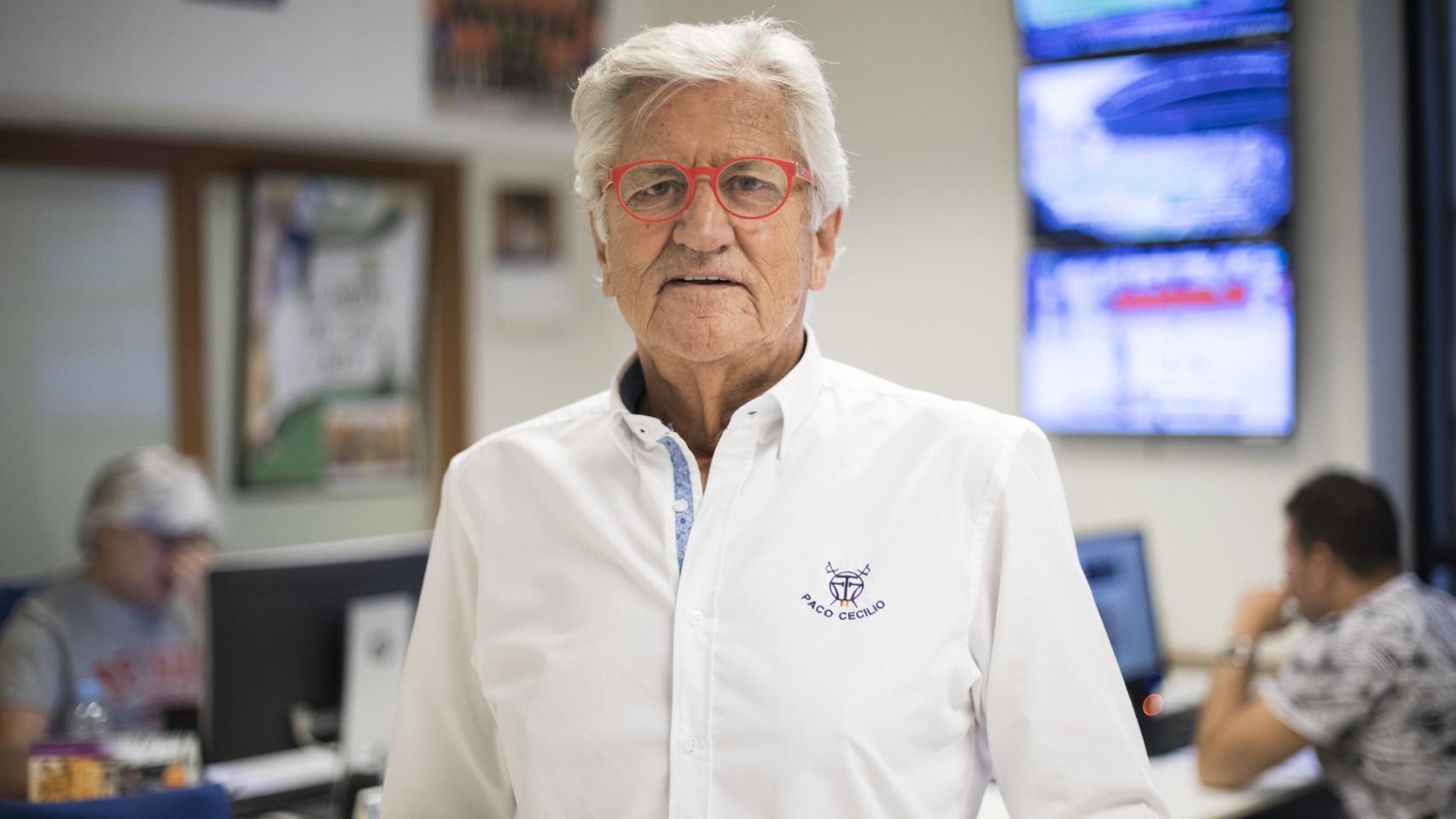 El locutor Pepe Domingo Castaño en la sede de la COPE. Jorge Barreno.