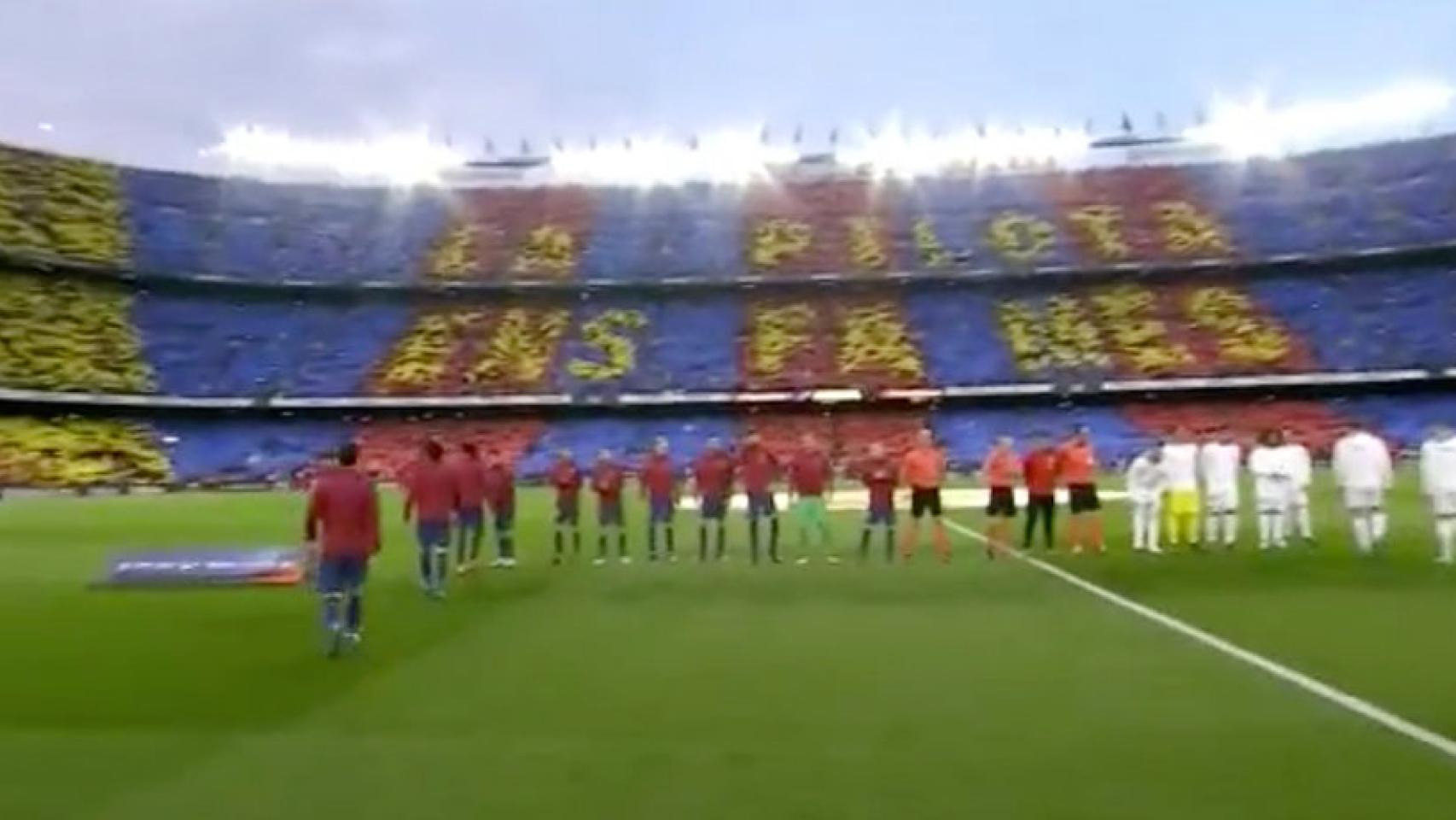 Mosaico en el Camp Nou