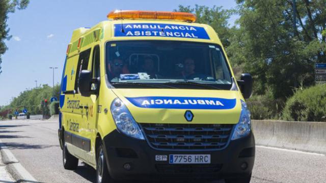 Imagen de archivo de una ambulancia de Sacyl