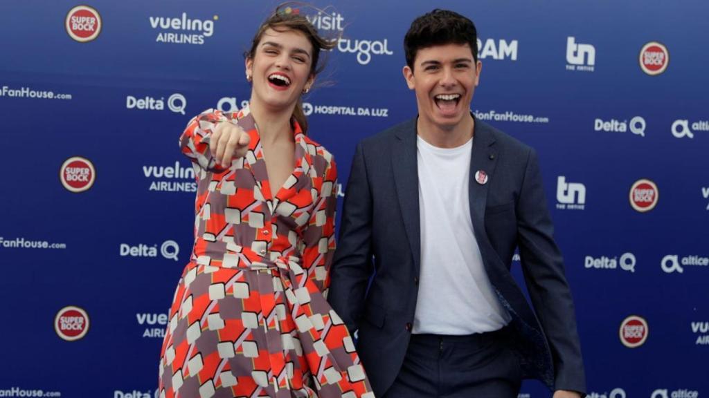 Amaia y Alfred en la alfombra azul. Redes Sociales.