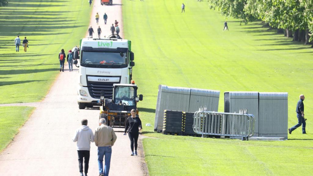 Preparativos para la boda de Harry y Meghan.