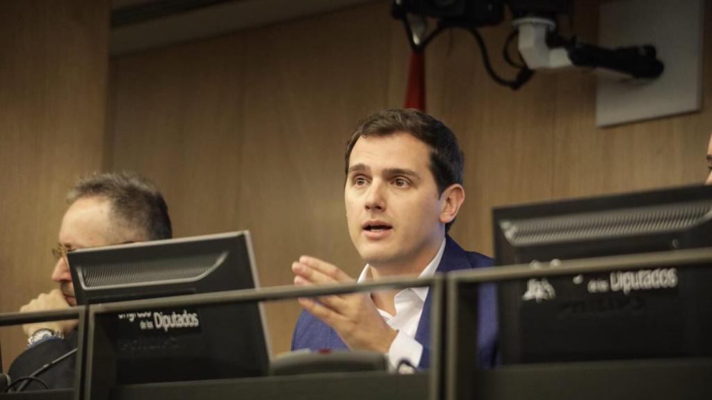 Albert Rivera, en una rueda de prensa este martes.