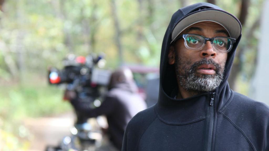 Spike Lee en el rodaje de su película.