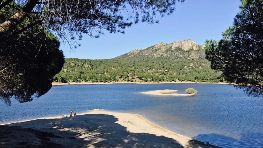 El pantano de San Juan, en Madrid.