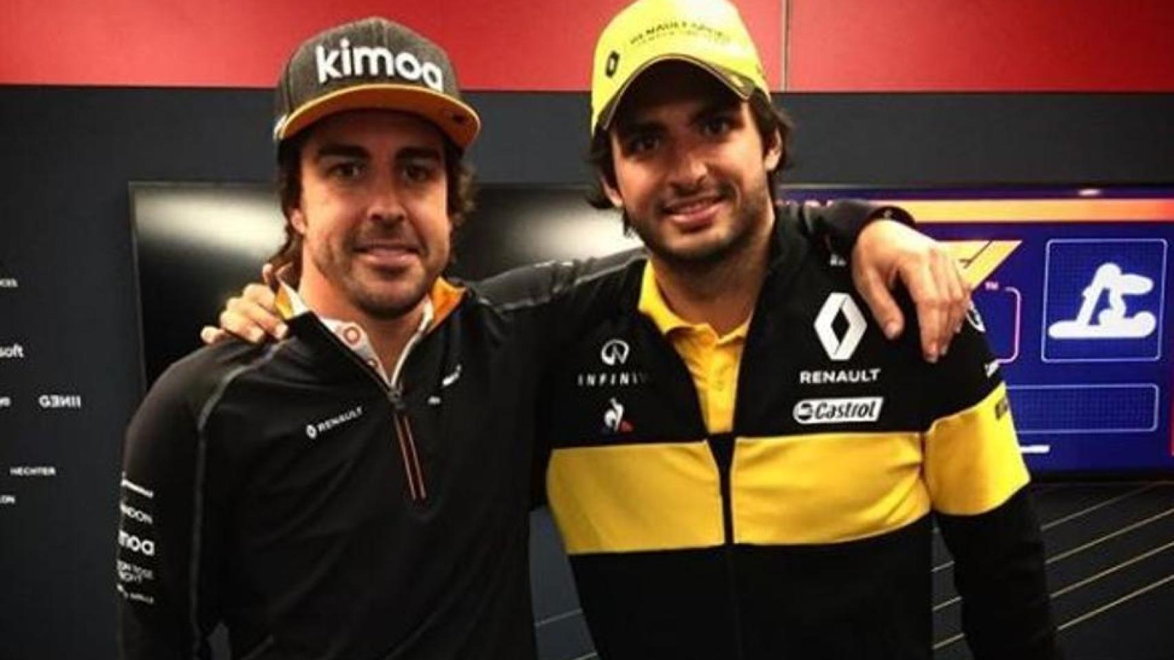 Fernando Alonso y Carlos Sainz.