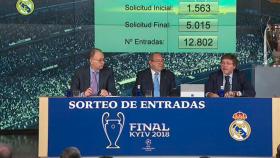 Ganadores del sorteo de entradas para la final de la Champions League