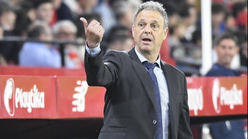 Joaquín Caparrós, entrenador del Sevilla. Foto: sevillafc.es