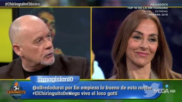 Alfredo Duro en El Chiringuito. Foto: Twitter (@elchiringuitotv)