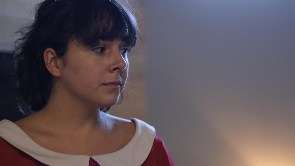 Fotograma del primer corto de Diana López Varela, Feminazi. La protagonista es Laura Míguez.