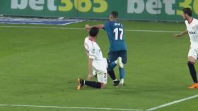 Penalti sobre Lucas Vázquez