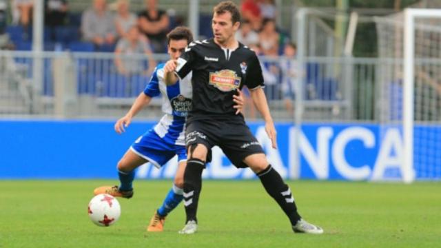 Imagen de un partido del Fabril contra el CF Talavera esta temporada