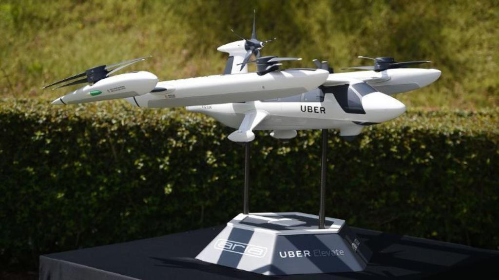 Imagen de un dron de Uber.