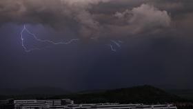 Tormentas en Pamplona.