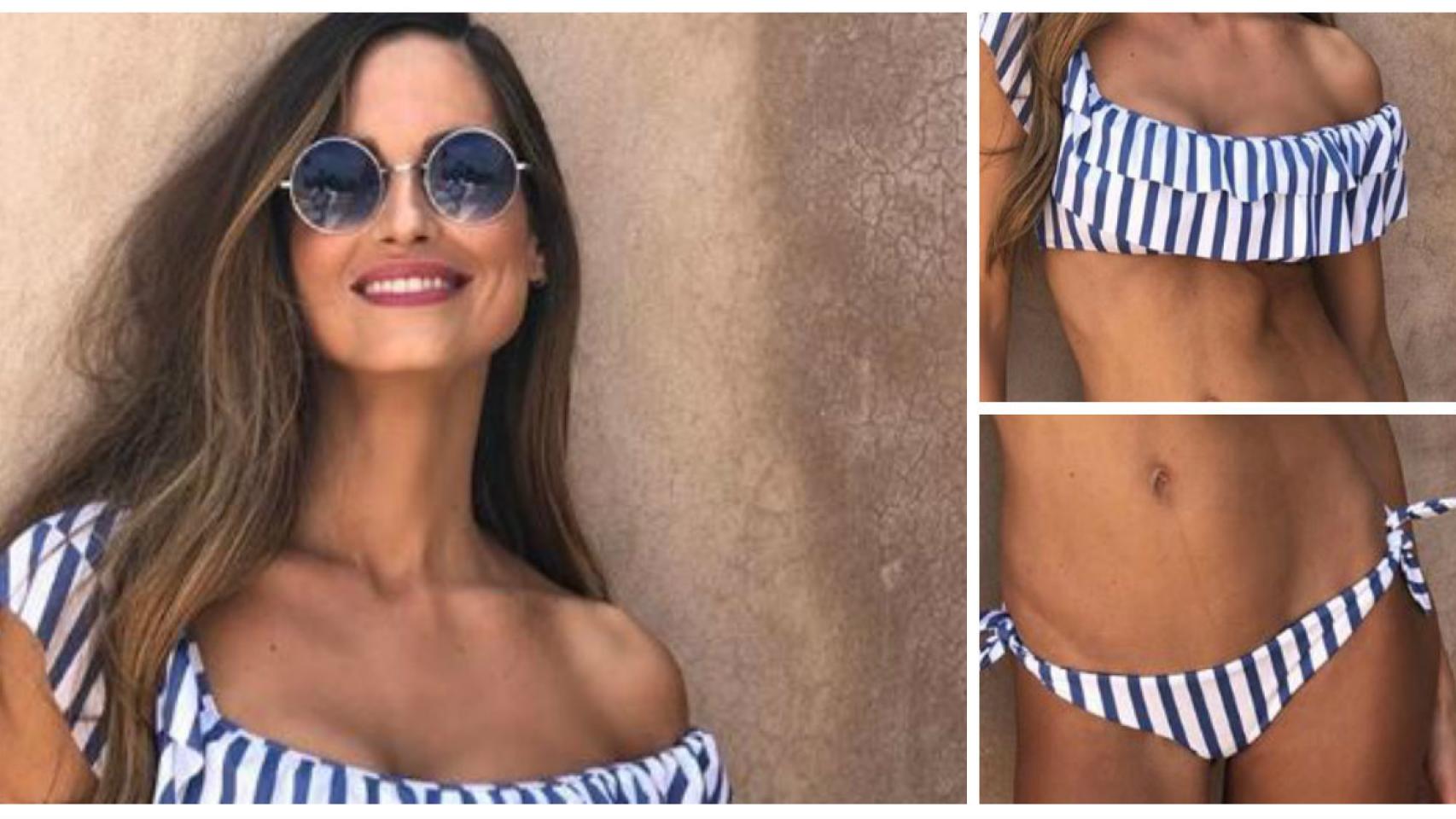 El bikini de Ariadne Artiles en un montaje de JALEOS