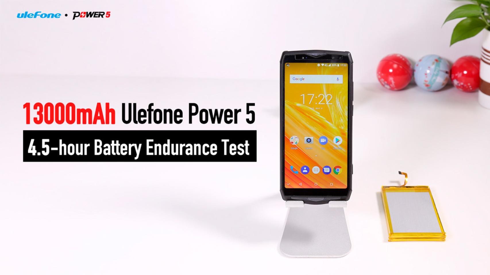 7 días de batería en el Ulefone Power 5 con todo tipo de usos