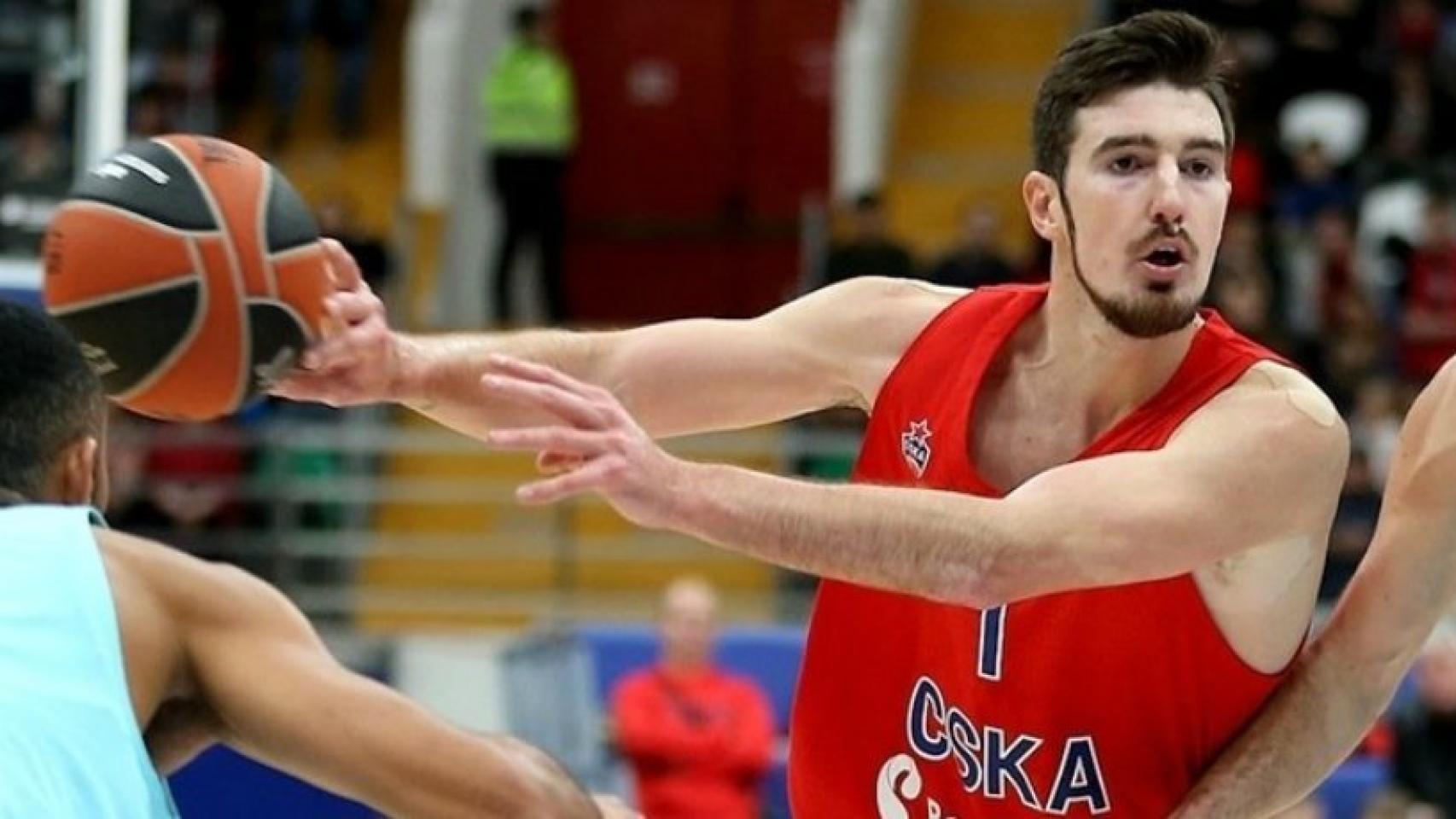 De Colo durante un partido del CSKA en Euroliga. Foto: euroleague.net