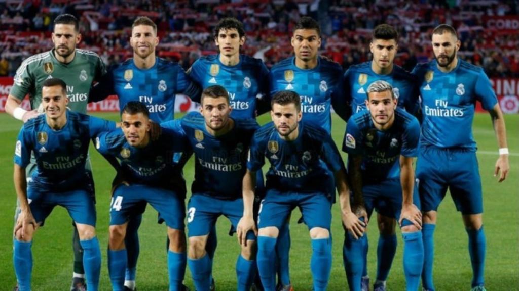 Once titular del Real Madrid ante el Sevilla