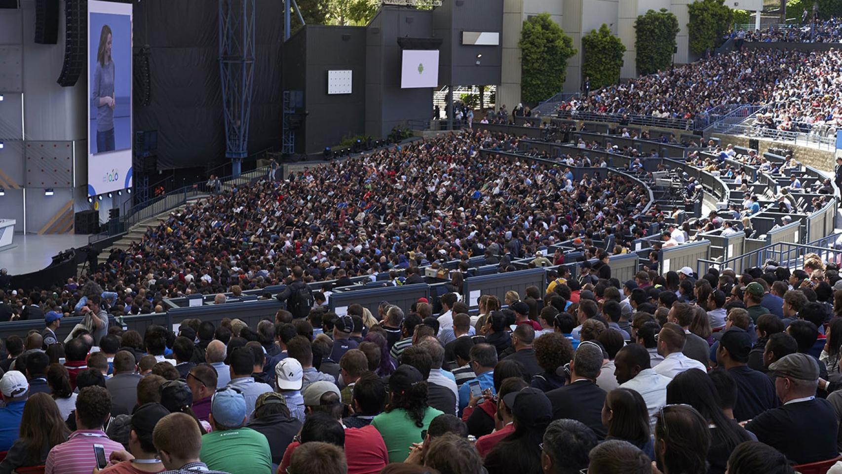 Sesión inaugural de la conferencia Google I/O.