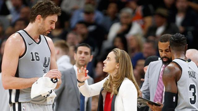 Pau Gasol y Becky Hammon, a la que ve tan preparada o más que cualquier hombre.