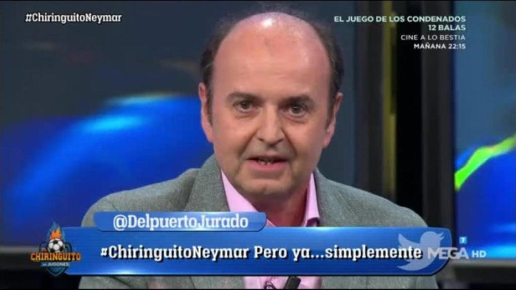 Juanma Rodríguez. Foto: Twitter (@elchiringuitotv)