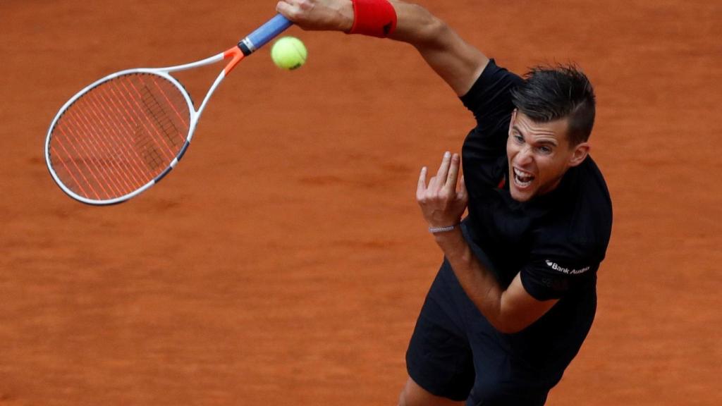 Dominic Thiem luchará por el título de Madrid este domingo.