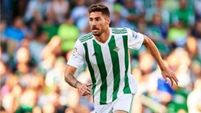 Javi García en un partido con el Betis. Foto: Twitter (@javigarcia06)