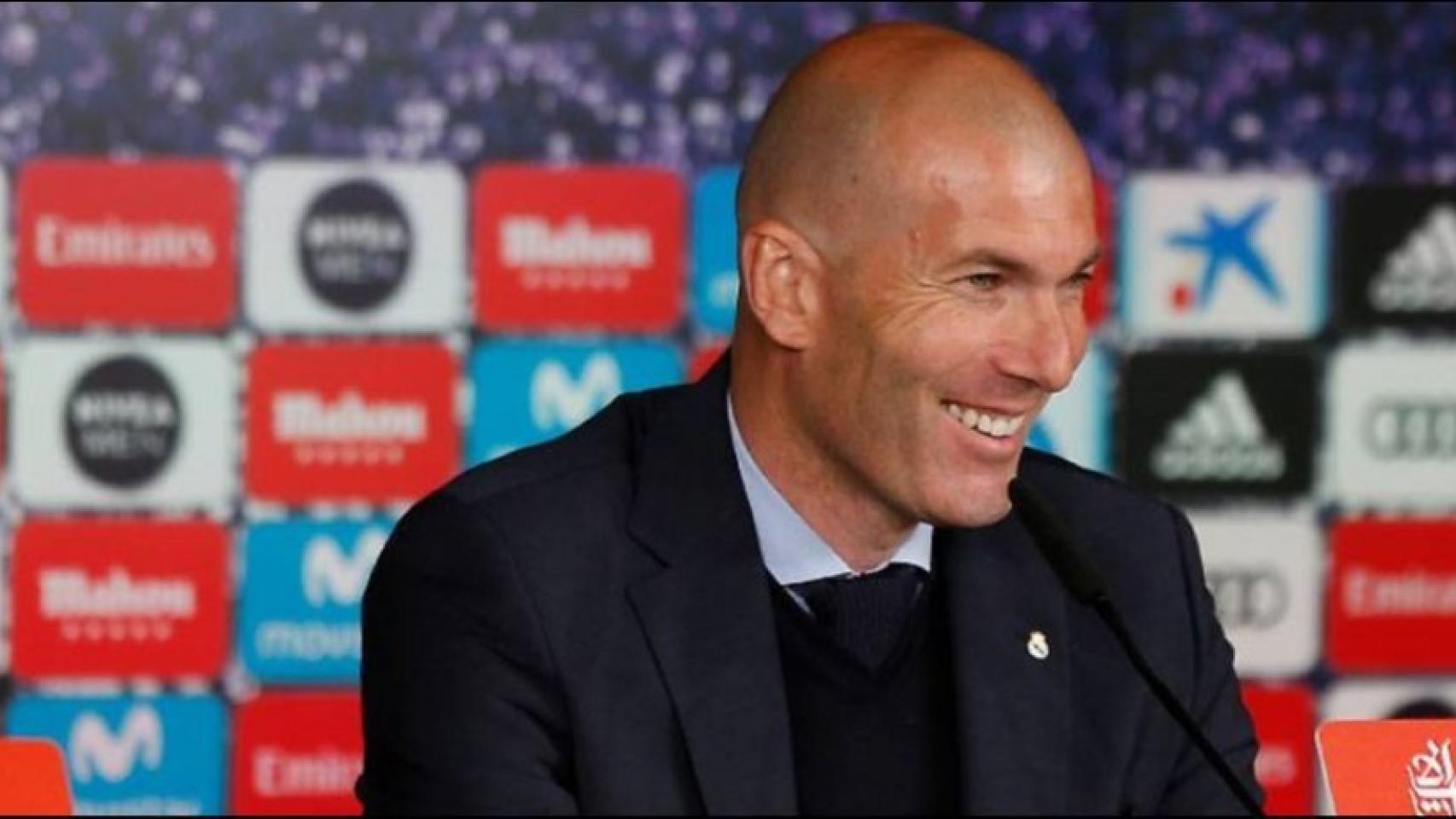 Zidane, en rueda de prensa