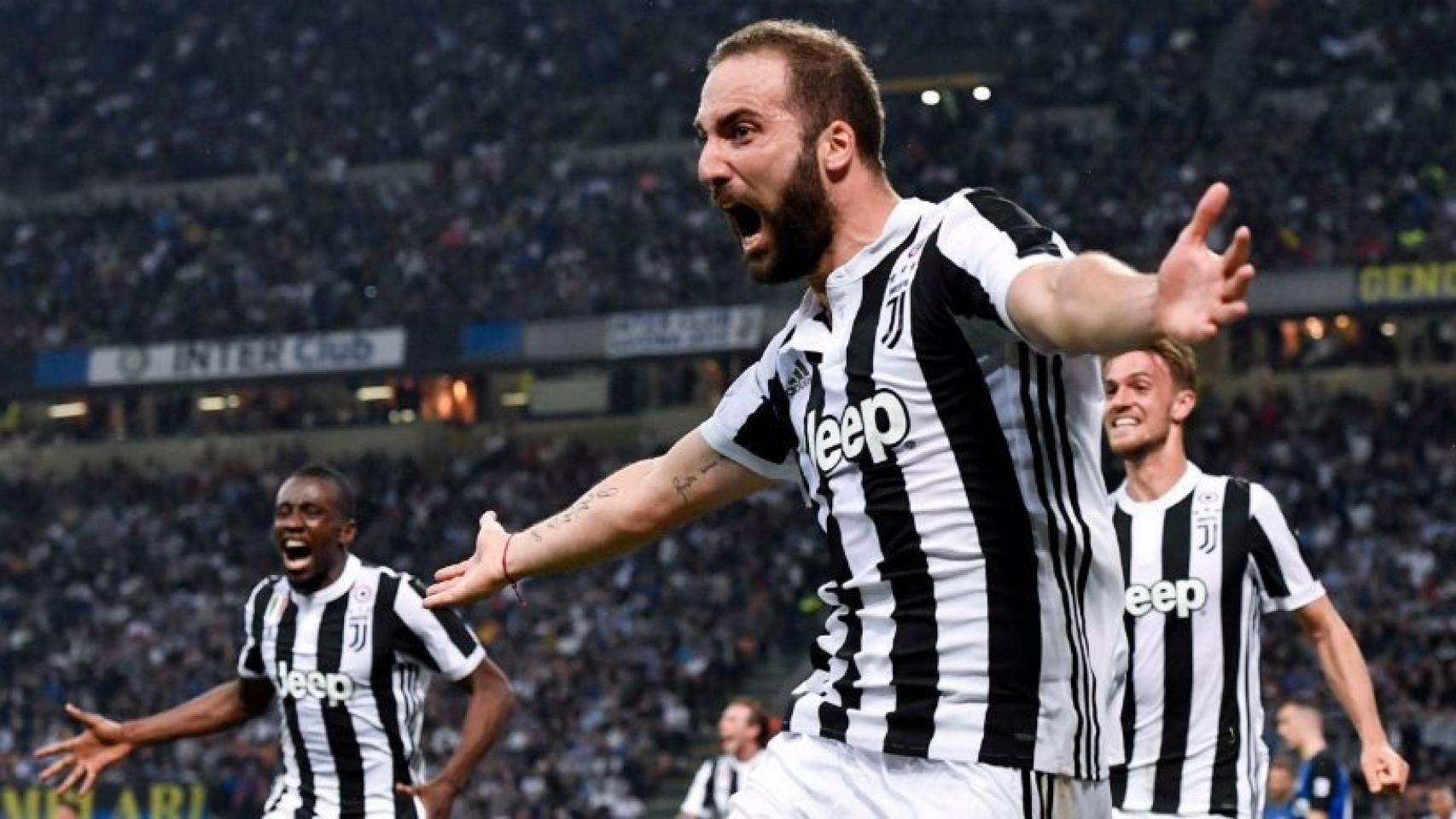 Higuaín celebra un gol con la Juventus. Foto: Twitter (@juventuscf).