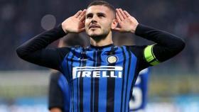 Icardi celebra con el Inter. Foto inter.it