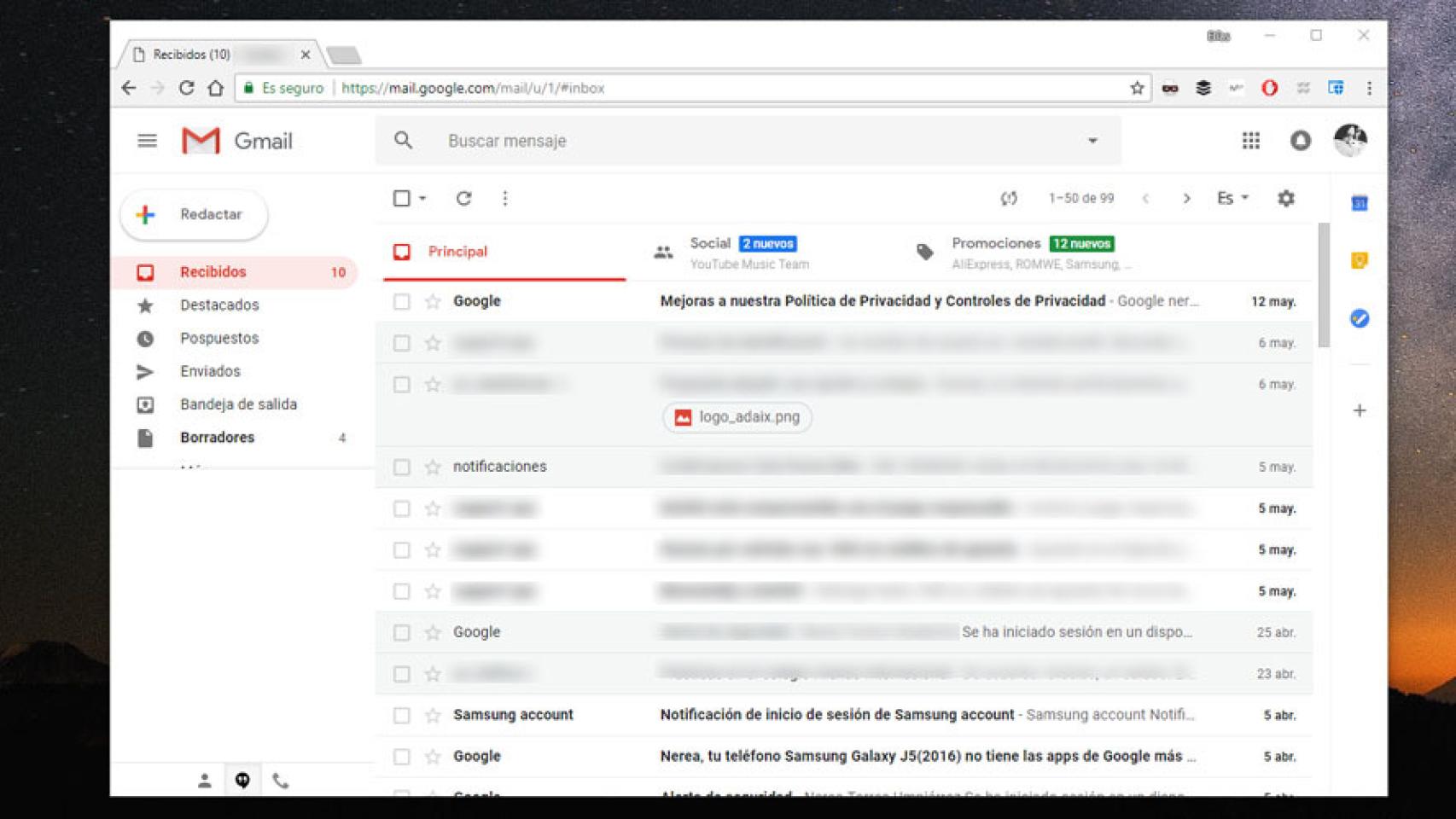 nuevo diseño gmail