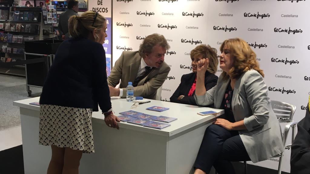 María Teresa Campos, Edmundo Arrocet y Carmen Borrego.