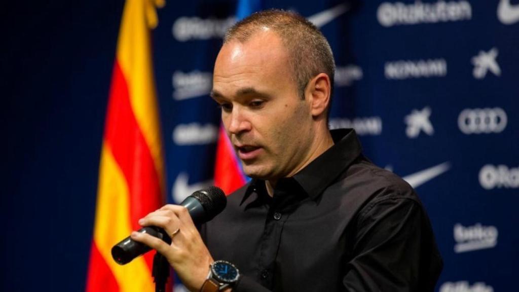 Iniesta, jugador del Barcelona. Foto: Twitter (@@FCBarcelona_es)