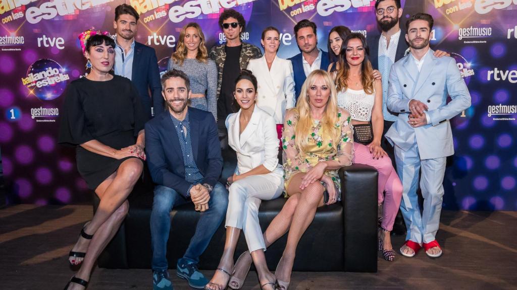 Concursantes y presentadores de 'Bailando con las estrellas'