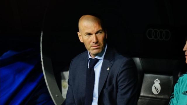 Zidane, en el Real Madrid - Athletic. Foto: Virginia López/El Bernabéu