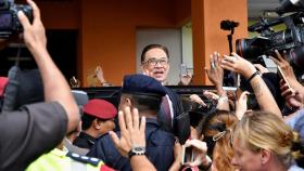 Anwar Ibrahim, en su puesta en libertad.