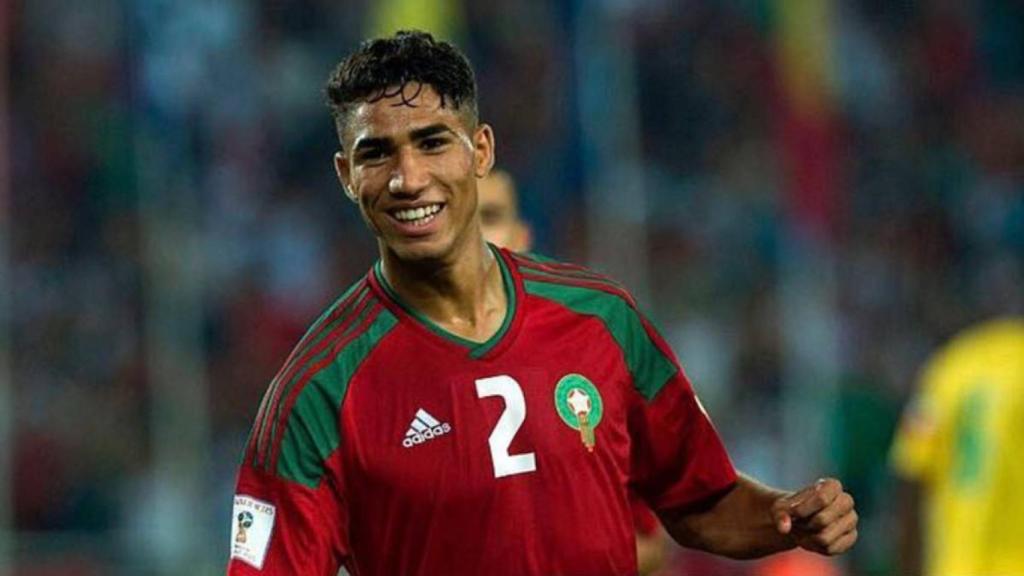 Achraf, jugador del Real Madrid, estará en el Mundial con Marruecos.