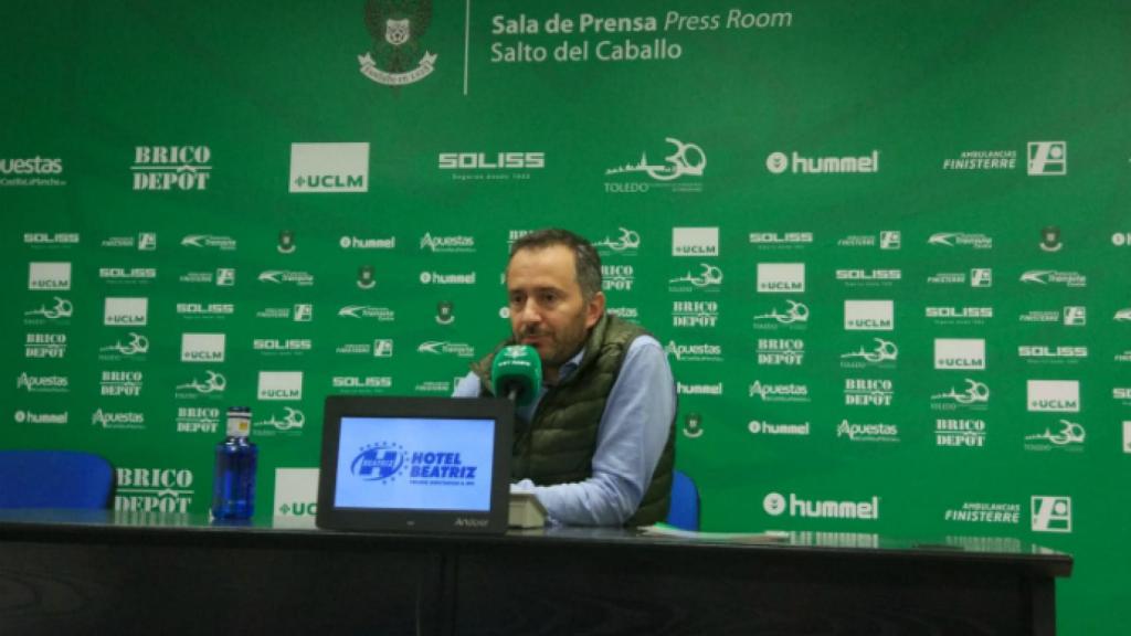 Jorge Berlanga durante la rueda de prensa