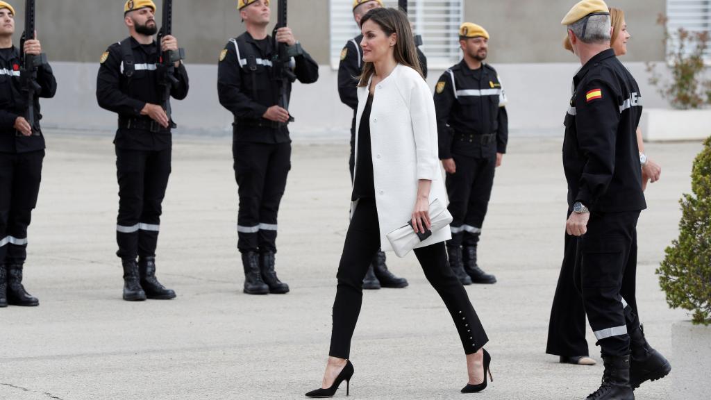 La reina Letizia en la UME.