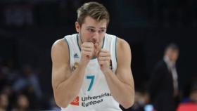 Doncic, frente a Anadolu Efes. Foto. Twitter (@Luka7doncic).